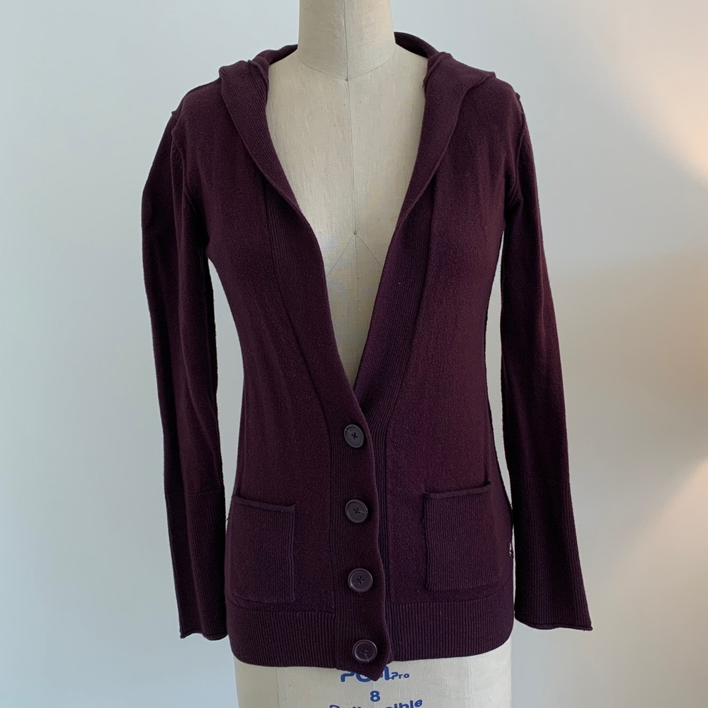 Maroon Cardigan